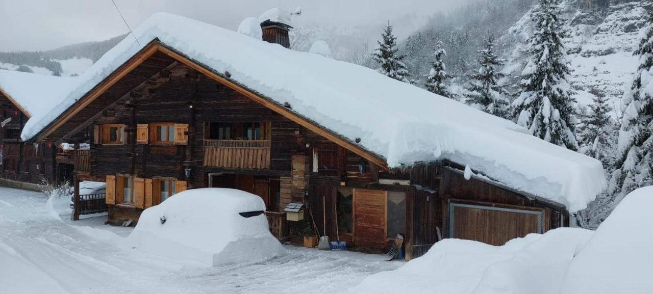 Charmieux Appartement En Chalet Typique Le Grand-Bornand Exterior photo